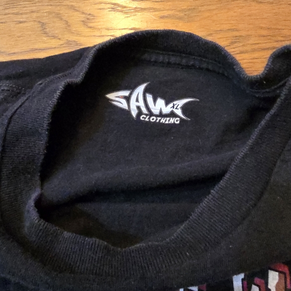 Stay Above Water OKC Tee Graphic T Shirt Black Oklahoma Western Native - Picture 3 of 4